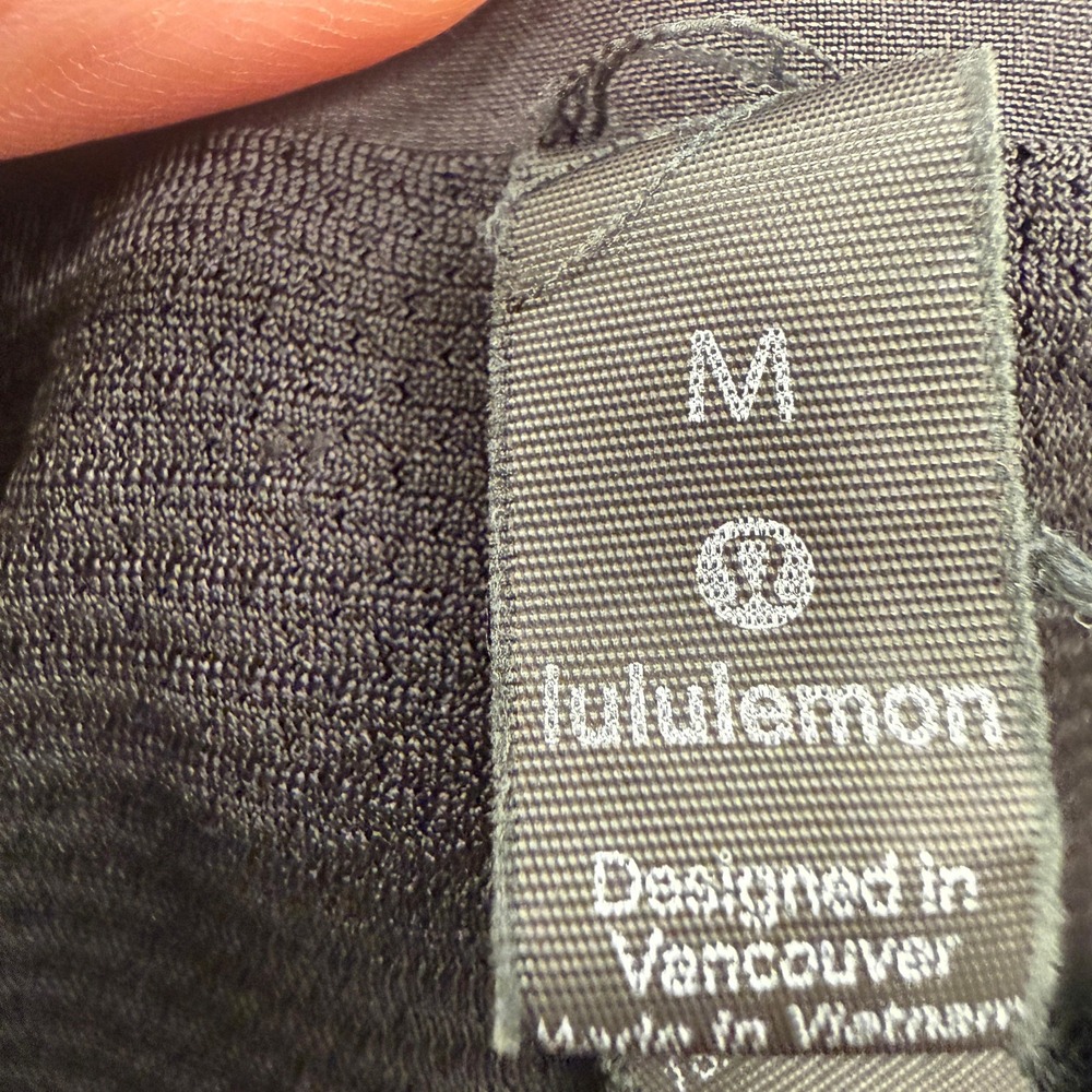 Lululemon Tracker Shorts Womens Medium Black Lined Running Athletic Gym - Picture 4 of 10